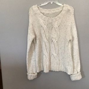 Cream sweater
